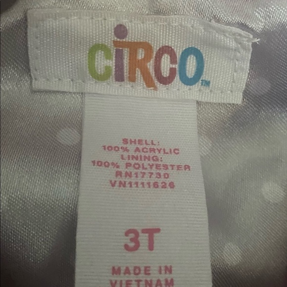 CIRCO-GIRLS RED PEA COAT-3T - Picture 4 of 6